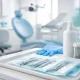Steril verpackte Dentalinstrumente und Hygienematerial in moderner Zahnarztpraxis als Symbol für Hygieneschulung und Hygienemanagement.